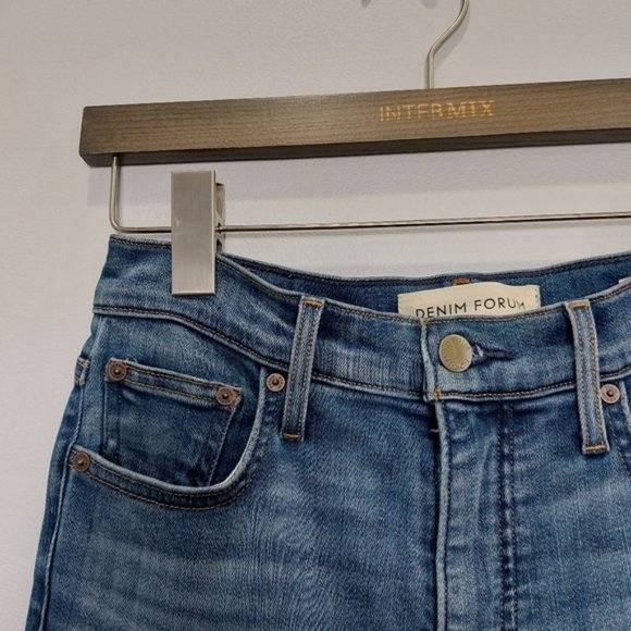 Aritzia Denim Forum The Lola High Rise Skinny Crop Size 28 - Picture 3 of 8